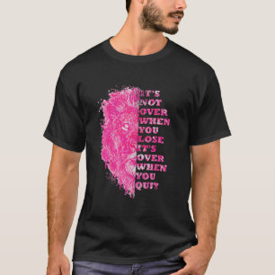 Lion Gym Quote Positive Message Motivation Sayings T-Shirt