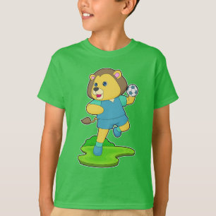 Lion Handball player Handball T-Shirt