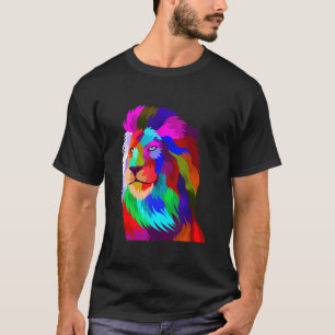 Lion Head Animal Wild Life Nature Animal Head T-Shirt