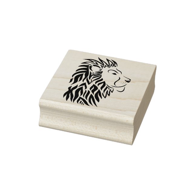 lion head art stamp (Stamp)