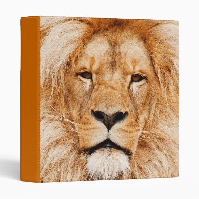 Lion Head Avery Binder (Front/Spine)