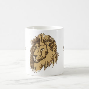 Lion head custom mug