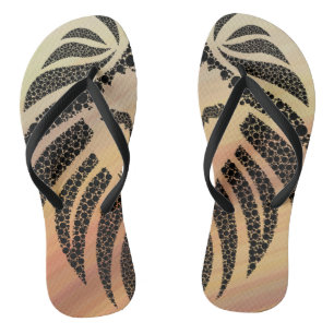 Lion head flip flops