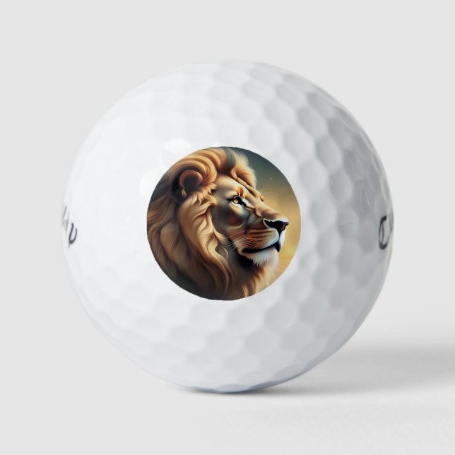 Lion Head Golf Balls (Front)