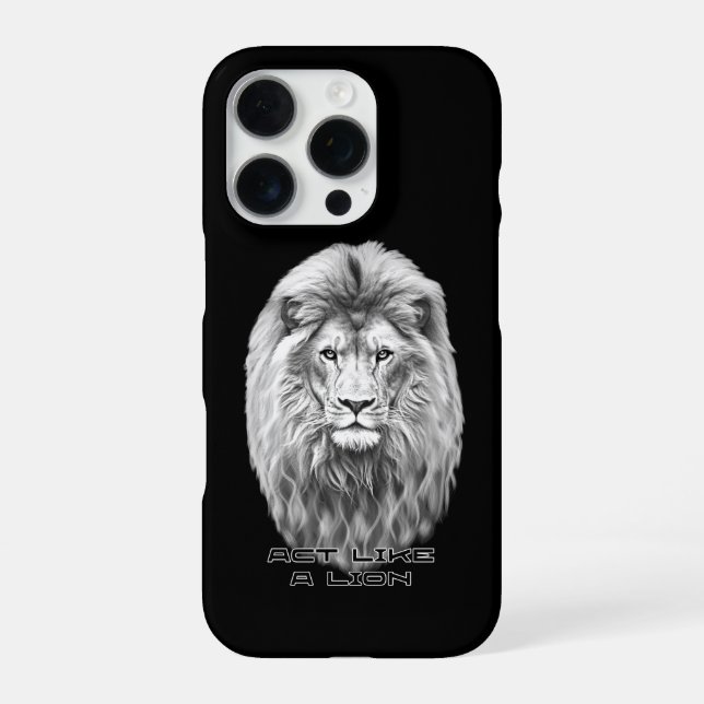 Lion head iPhone case (Back)