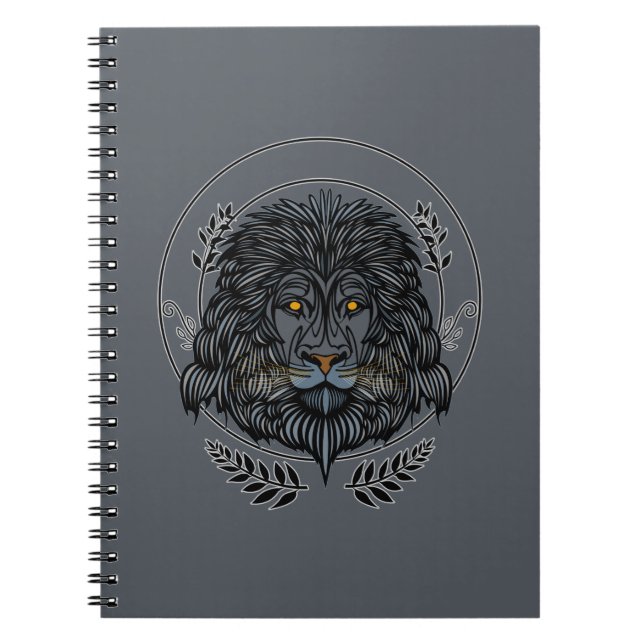 Lion Head Notebook (Front)