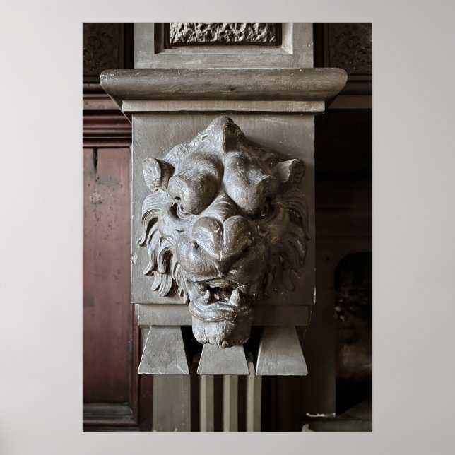 Lion Head Poster (Front)