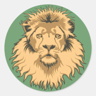 Lion Head Sticker