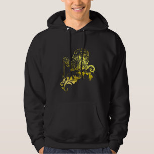 Lion héraldique d'or - les sweat - shirts à