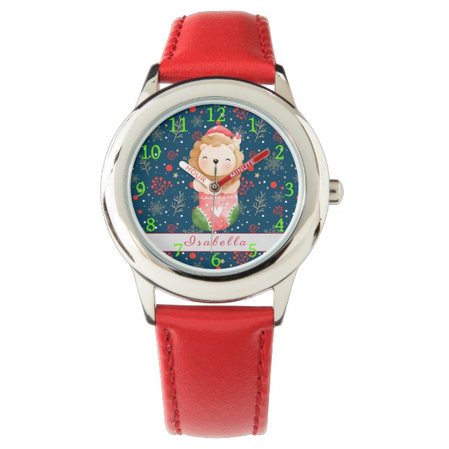 Lion Holidays Customize Name Watch (Front)