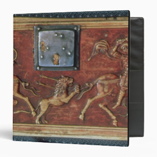 Lion Hunt, plaque from a Byzantine casket, 11th ce Binder