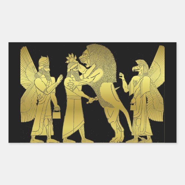 Lion Hunt Sticker (Front)