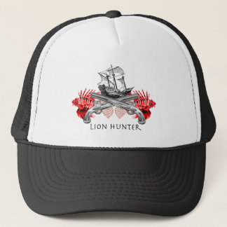 Lion Hunter Ship Trucker Hat