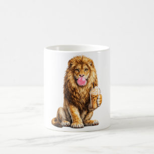 Lion Iced Coffee Bubble Gum Trendy Animal Mug