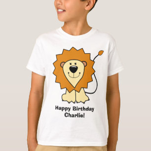 Lion illustration custom text clothing T-Shirt