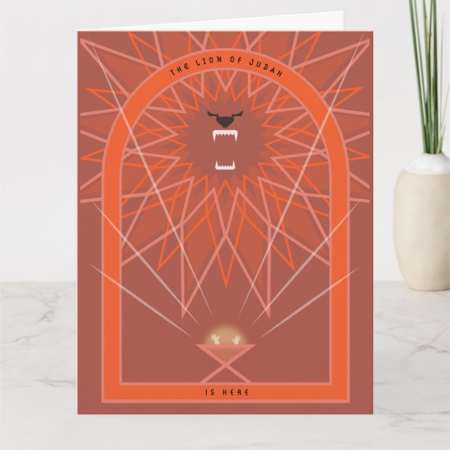 Lion in a Manger Card (Front)