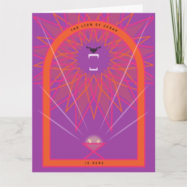 Lion in a Manger Card (Front)
