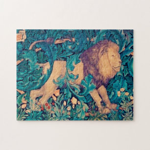 Lion in The Forest, William Morris Jigsaw Puzzle