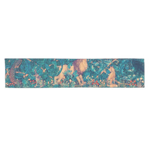 Lion in The Forest, William Morris Short Table Runner