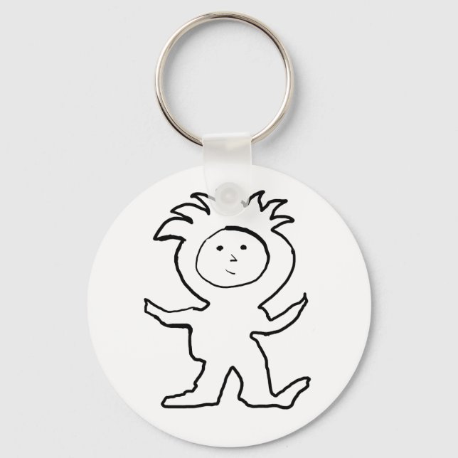 Lion Jammies Kid Keychain (Front)
