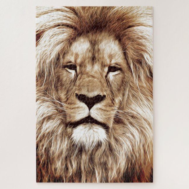 Lion Jigsaw Puzzle Gift (Vertical)