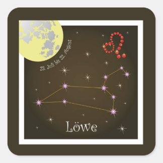 lion July 23 to August 22 sticker