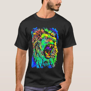 Lion Jungle King Pop Art T-Shirt