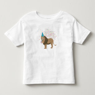 Lion Jungle Partying Animals Having a Party Toddler T-shirt