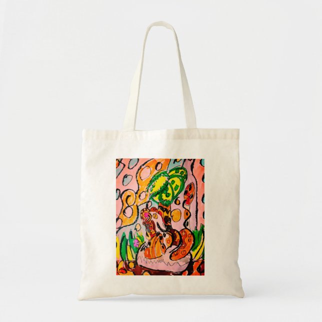 Lion just chill  tote bag (Front)