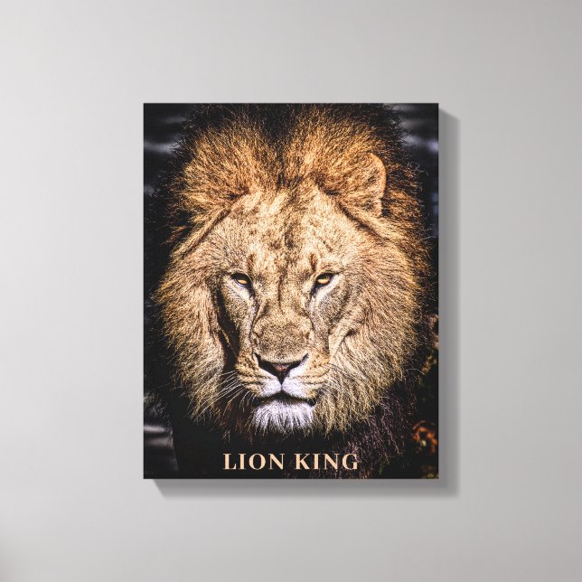 LION KING ART CANVAS PRINT (Front)