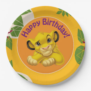 Lion King Birthday Paper Plate