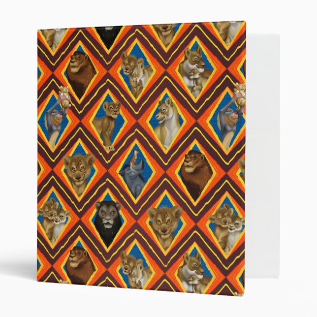 Lion King | Characters Diamond Pattern Binder (Front/Inside)