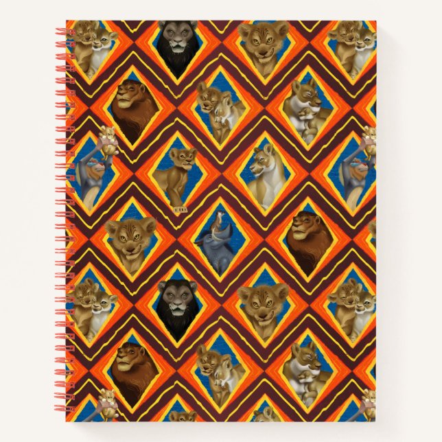 Lion King | Characters Diamond Pattern Notebook (Front)