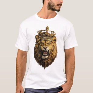 Lion King Crown T-Shirt – Majestic Royal Style