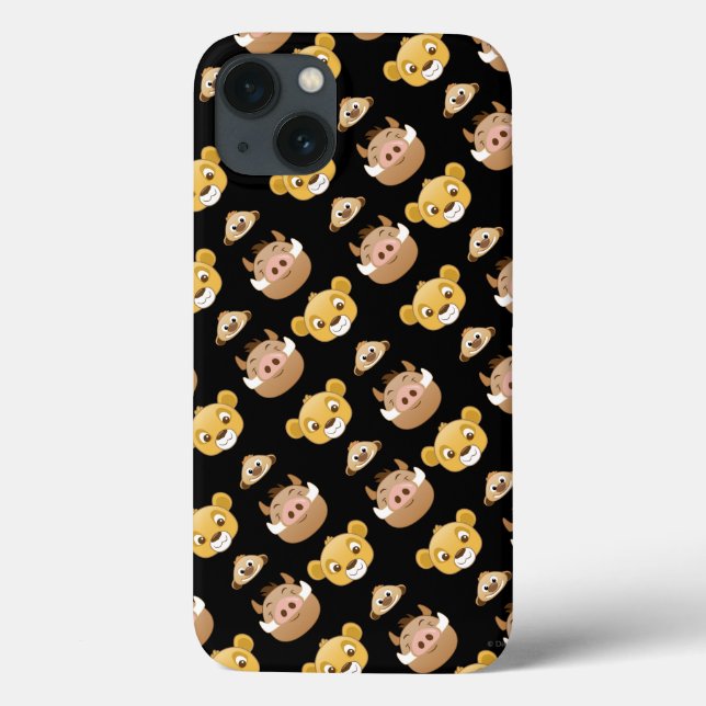 Lion King Emoji Land Pattern Case-Mate iPhone Case (Back)