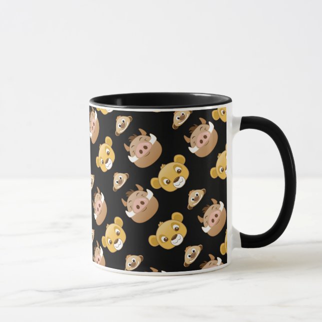 Lion King Emoji Land Pattern Mug (Right)