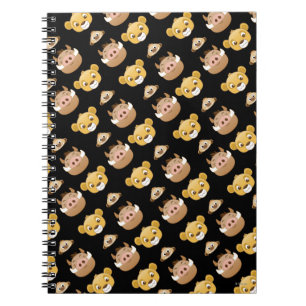 Lion King Emoji Land Pattern Notebook