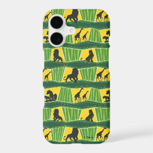 Lion King   Green & Gold Animal Pattern