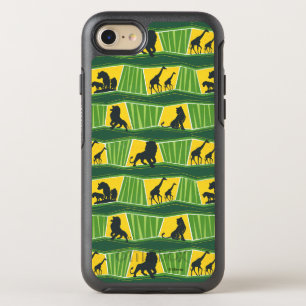 Lion King   Green & Gold Animal Pattern OtterBox Symmetry iPhone 8/7 Case