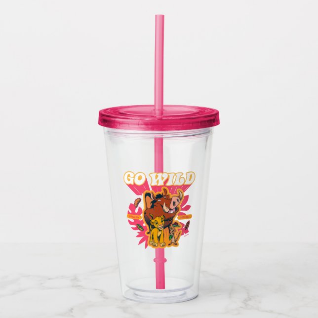 Lion King | Hakuna Matata - Go Wild Acrylic Tumbler (Front)