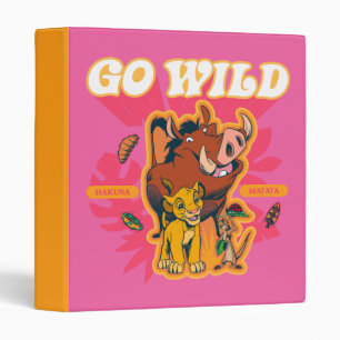 Lion King Hakuna Matata - Go Wild Binder