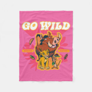 Lion King   Hakuna Matata - Go Wild Fleece Blanket