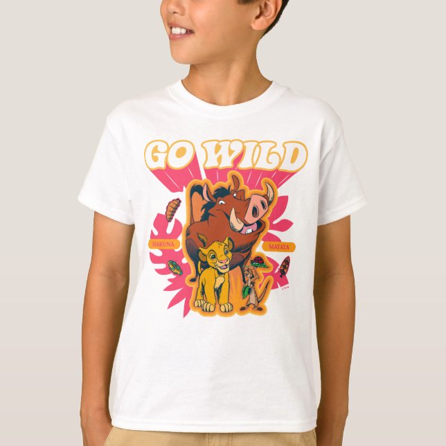 Lion King | Hakuna Matata - Go Wild T-Shirt (Front)
