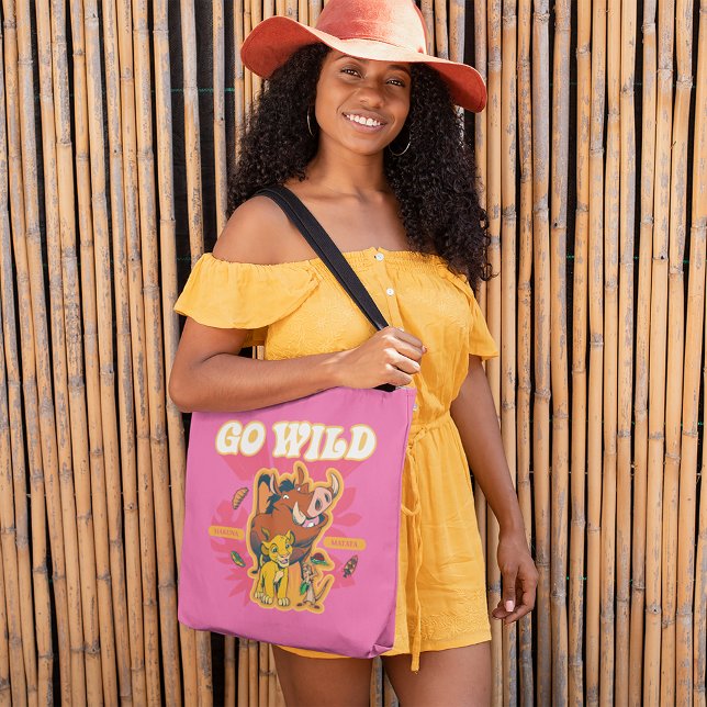 Lion King | Hakuna Matata - Go Wild Tote Bag (Person carrying tote bag)