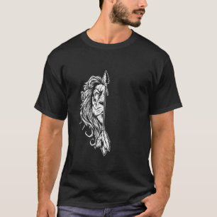 Lion King Husband Love Wild Animal Nature Lioness  T-Shirt