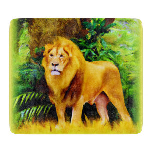 Lion King In The Jungle. Buy Now Cutting Board