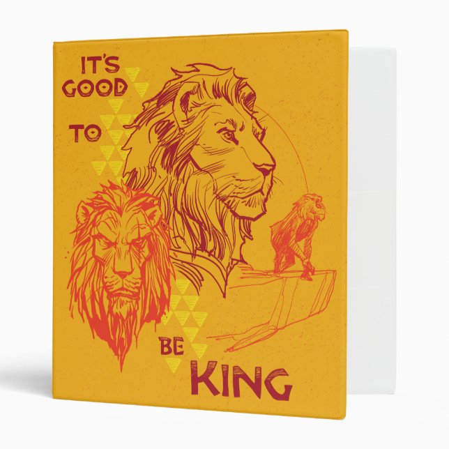 Lion King | It's Good To Be King Binder (Front/Inside)