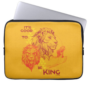 Lion King It's Good To Be King Laptop Sleeve