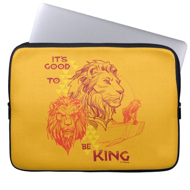 Lion King | It's Good To Be King Laptop Sleeve (Front)