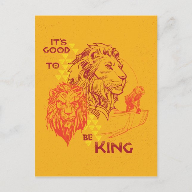 Lion King | It's Good To Be King Postcard (Front)